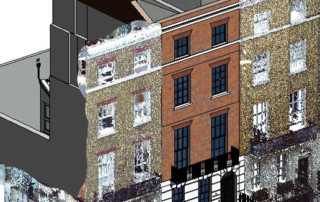 Point Cloud Survey, Cloud Point Survey combined with 3D Revit model