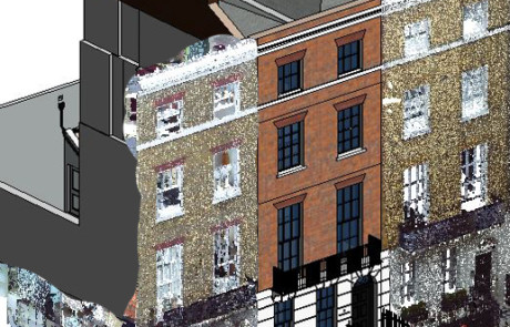 Point Cloud Survey, Cloud Point Survey combined with 3D Revit model