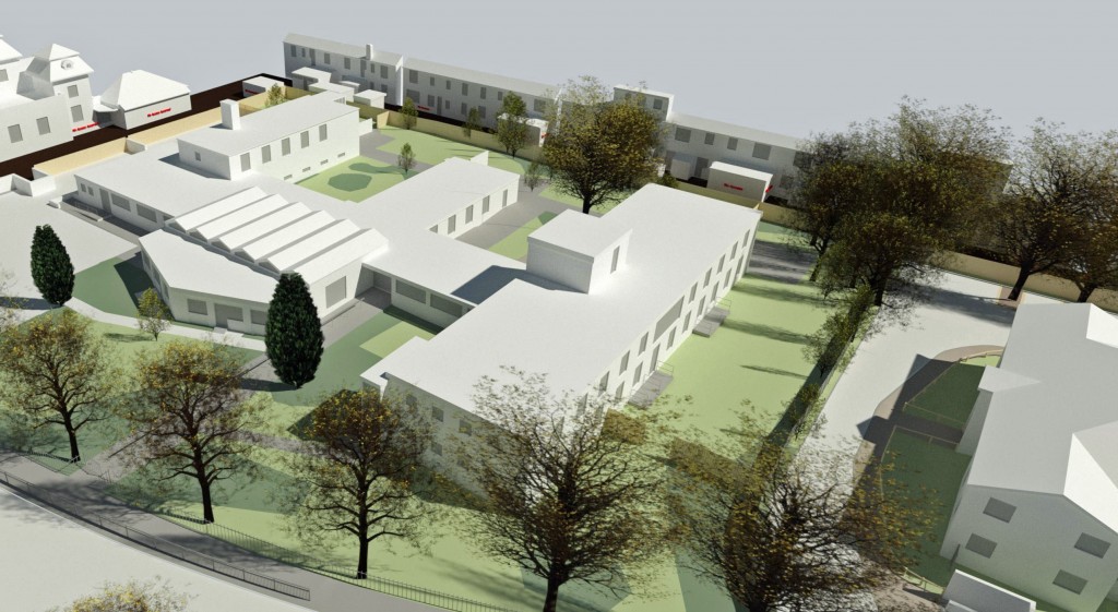 Massing model with topography