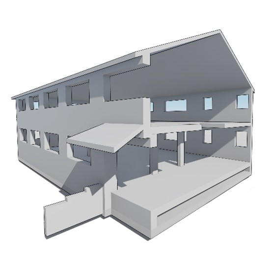 3D model, Revit model, Point cloud survey, bim model, LOD2