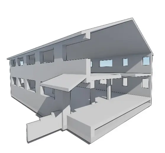 Measured survey in 3D revit, 3D measured building survey, full measured building survey