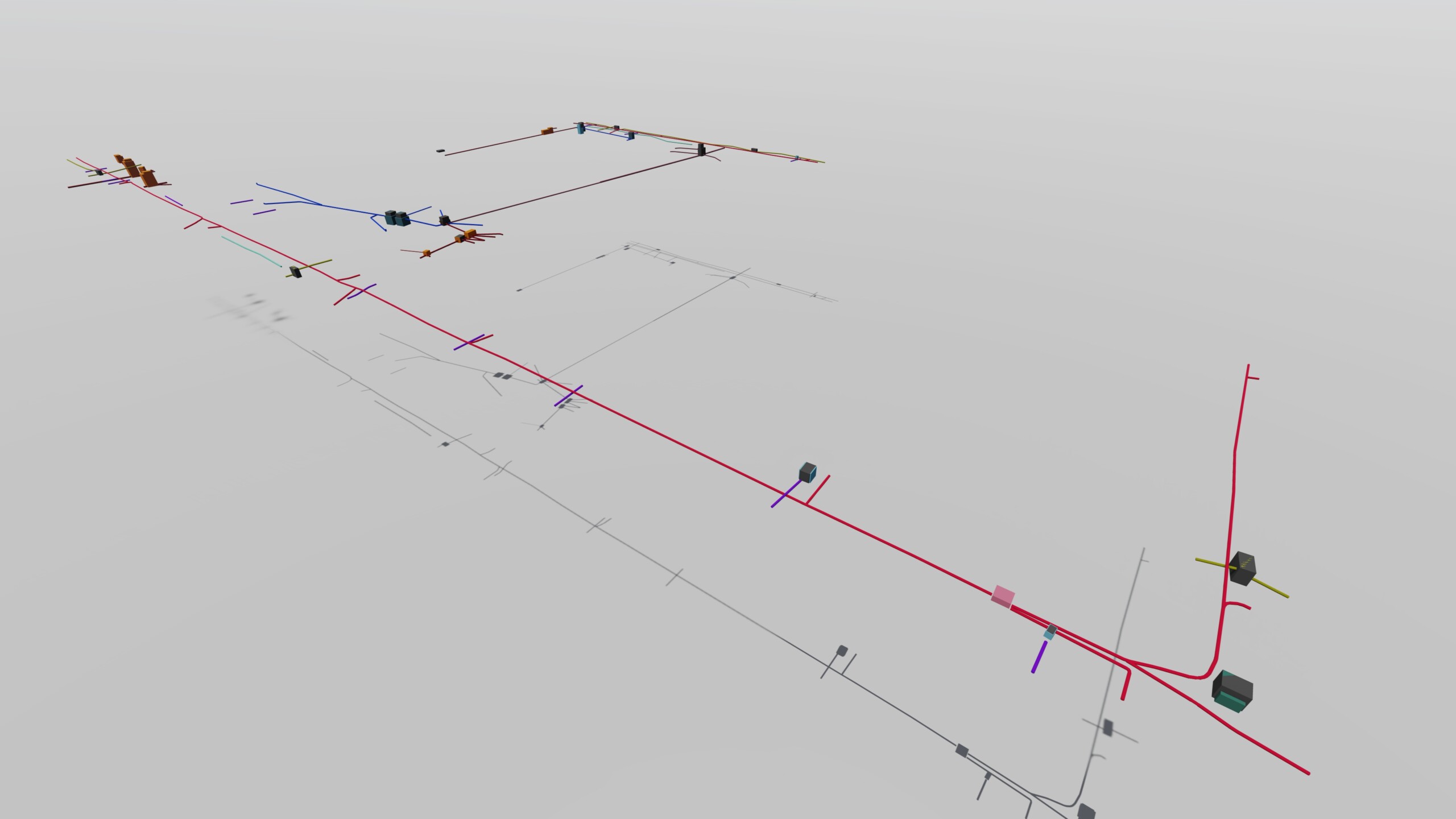 Cat scan survey, cat scanning services, utility detection, 3d model of underground utilities