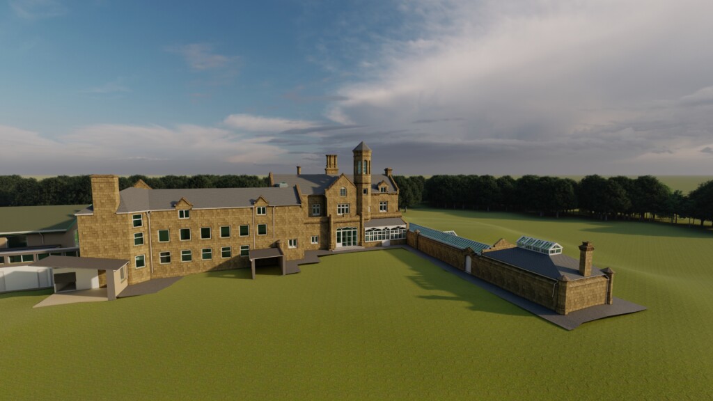3D Revit model of an educational facility