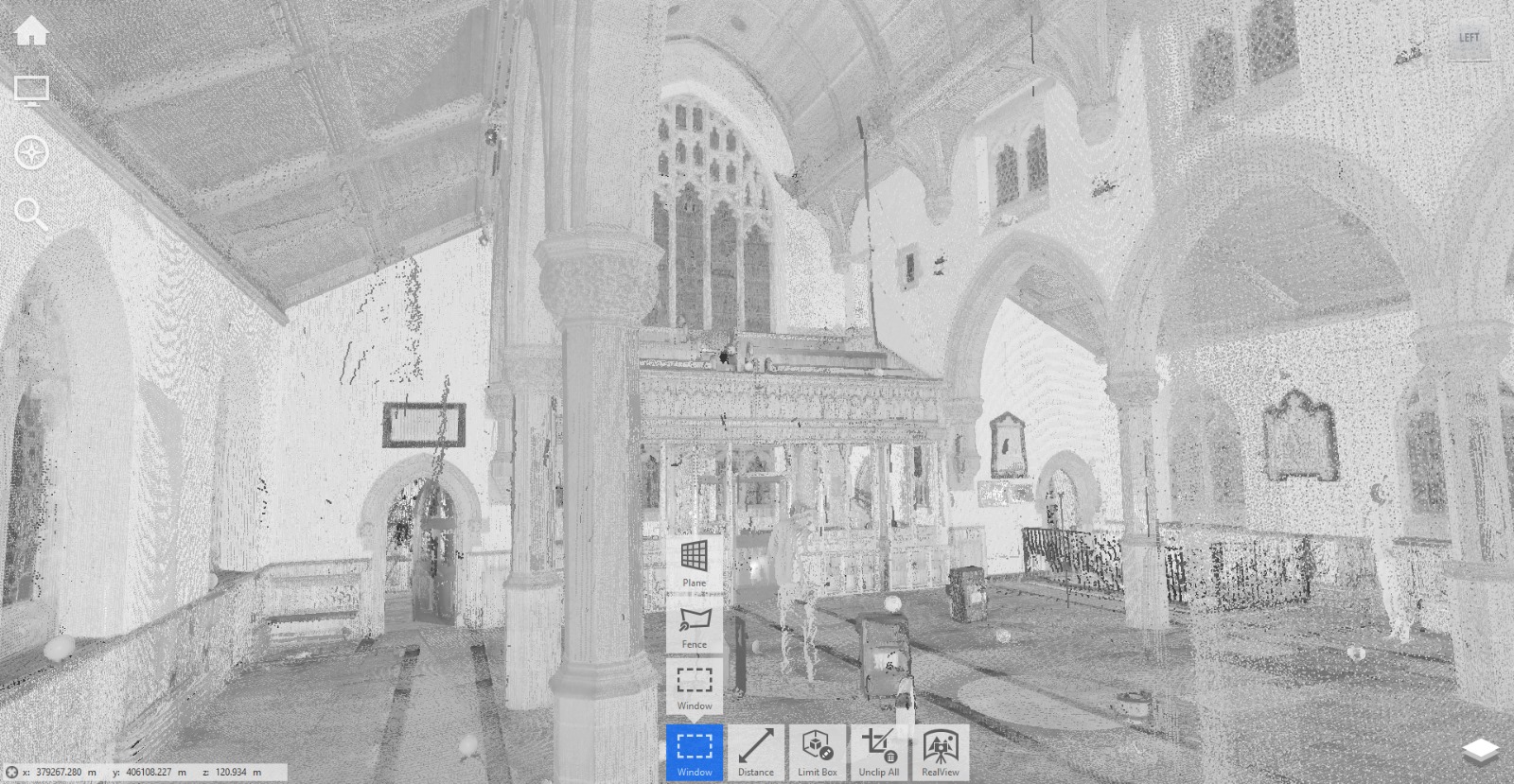 Point Cloud Survey in monochrome