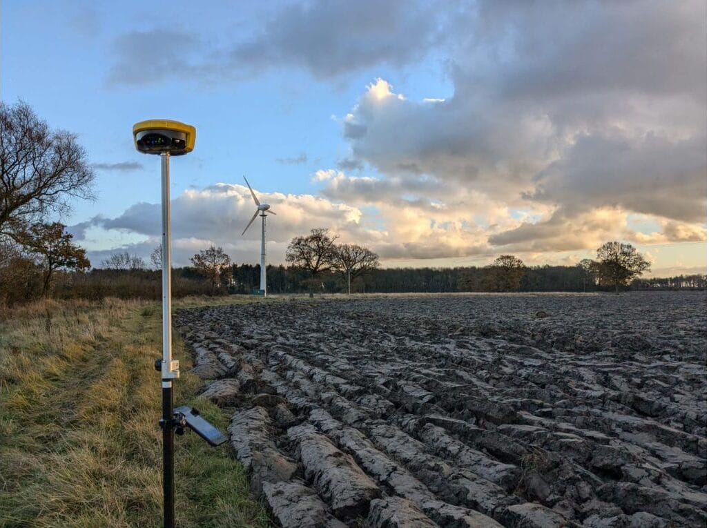 GPS Survey Topographic Survey using GPS system to collect accurate land survey data