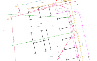 EV Charging Point surveys in Stretford Manchester including Utility survey and topographic survey