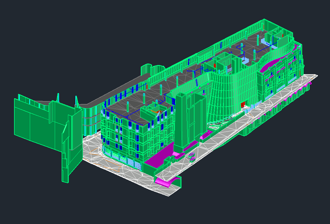 3D CAD model. AutoCAD 3D model. 3D BIM.