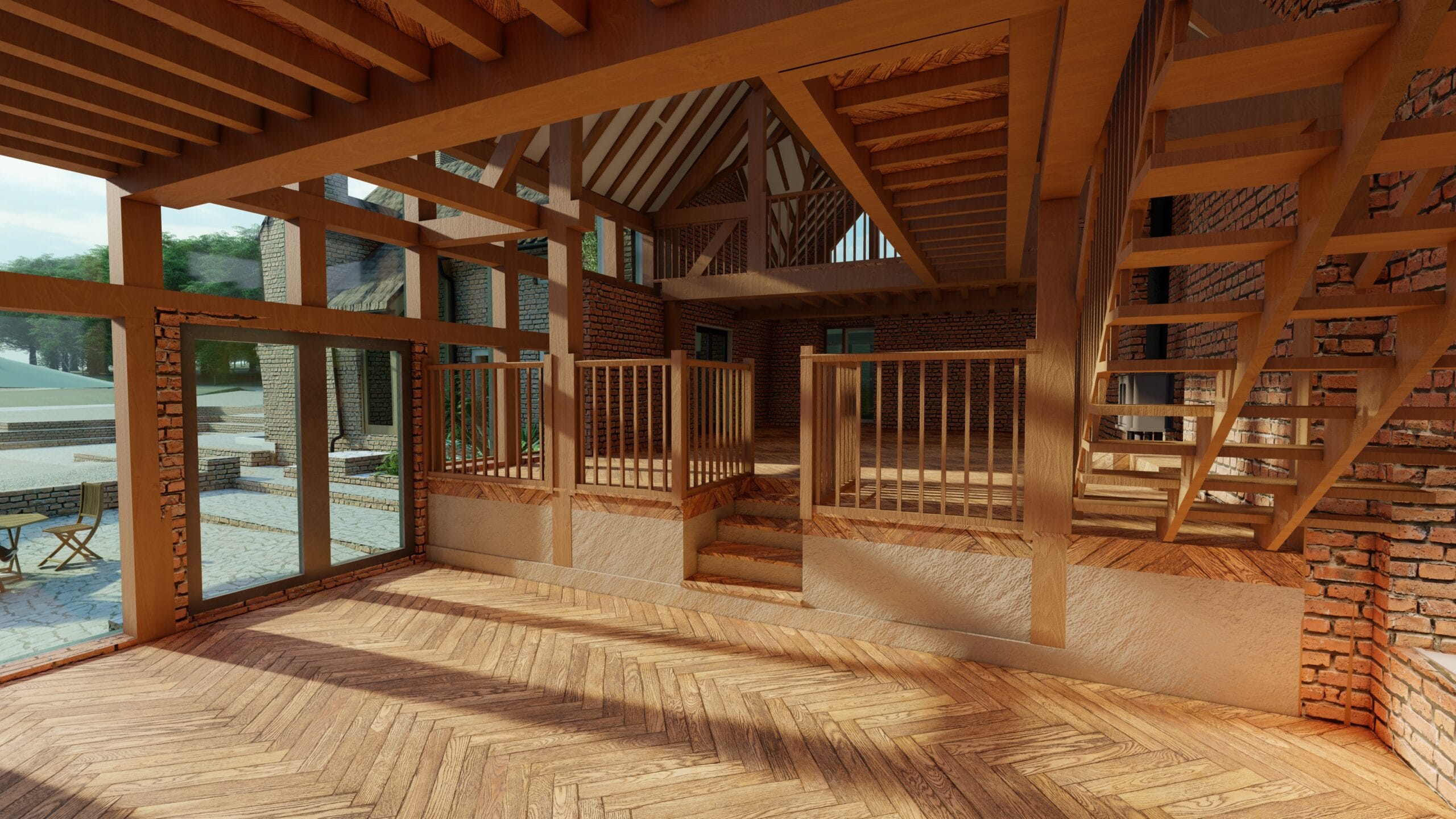 3D revit model of building showing internal areas. Scan 2 BIM. 3D BIM model. Revit model